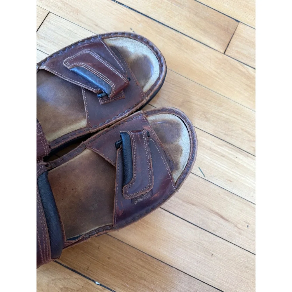 Naot Lappland mens scandinavian collection in buffalo leather sandals